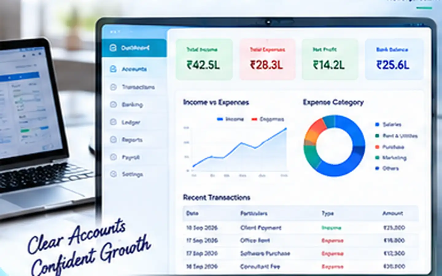Accounting Software & Integration dashboard