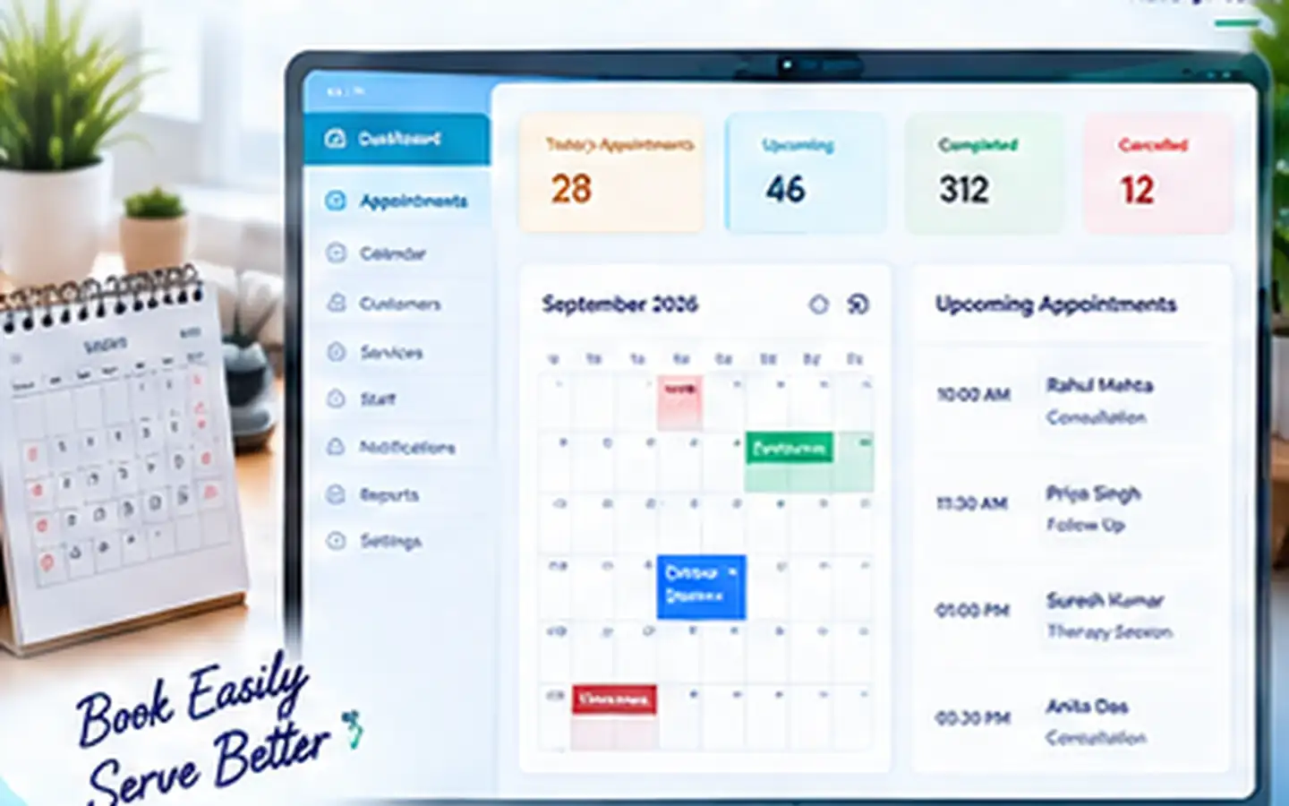 Booking & Appointment Software dashboard