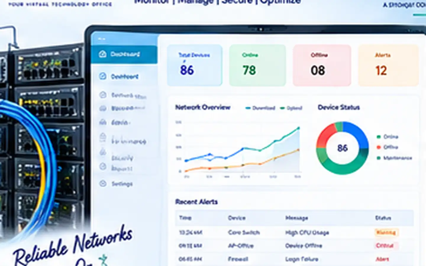 Network Monitoring Dashboard dashboard
