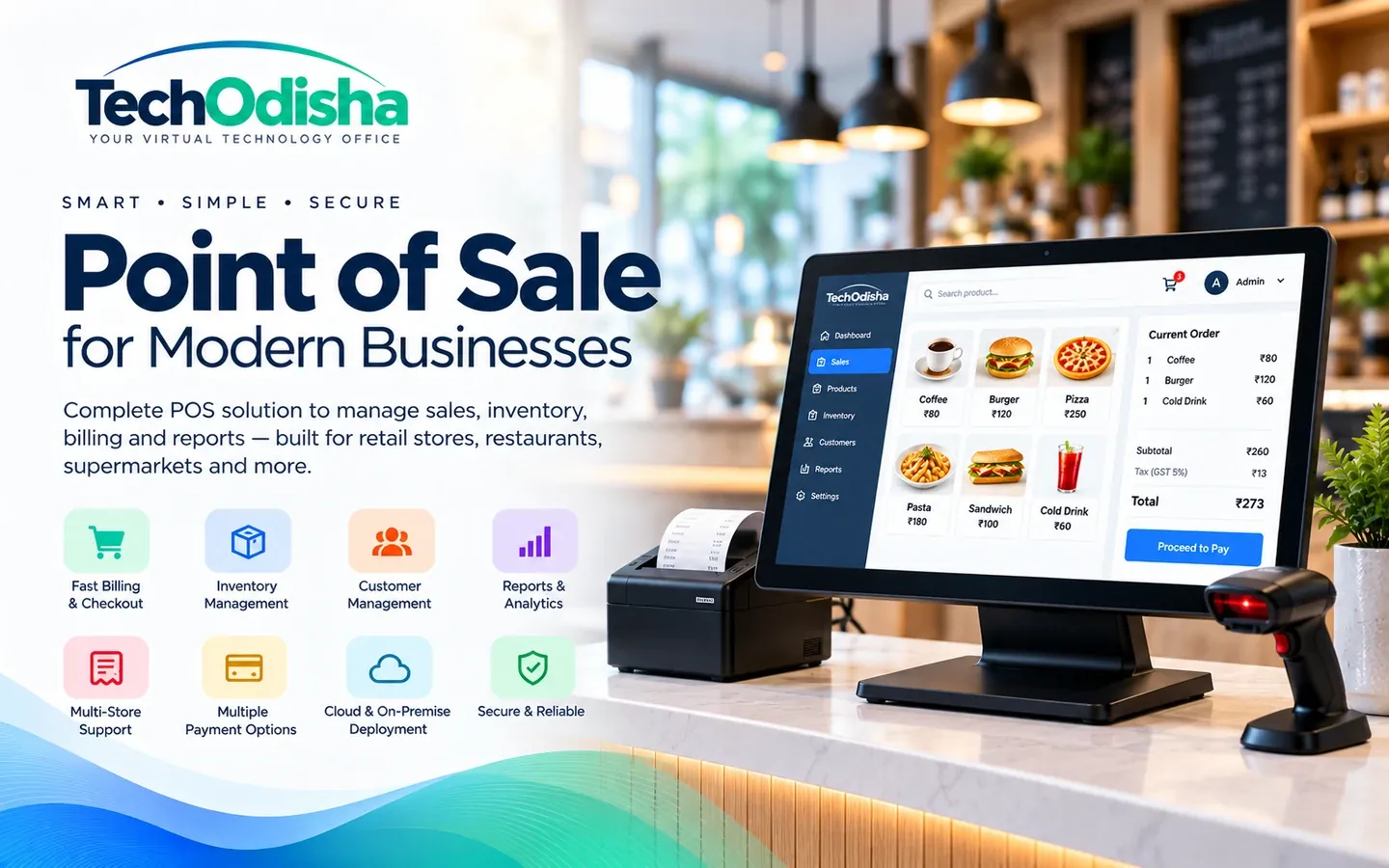 POS Management Software dashboard
